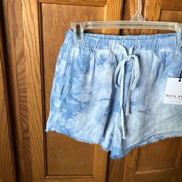 NWT Bella Dahl Linen Tie Dye Frayed Shorts - XS - Picture 3 of 10